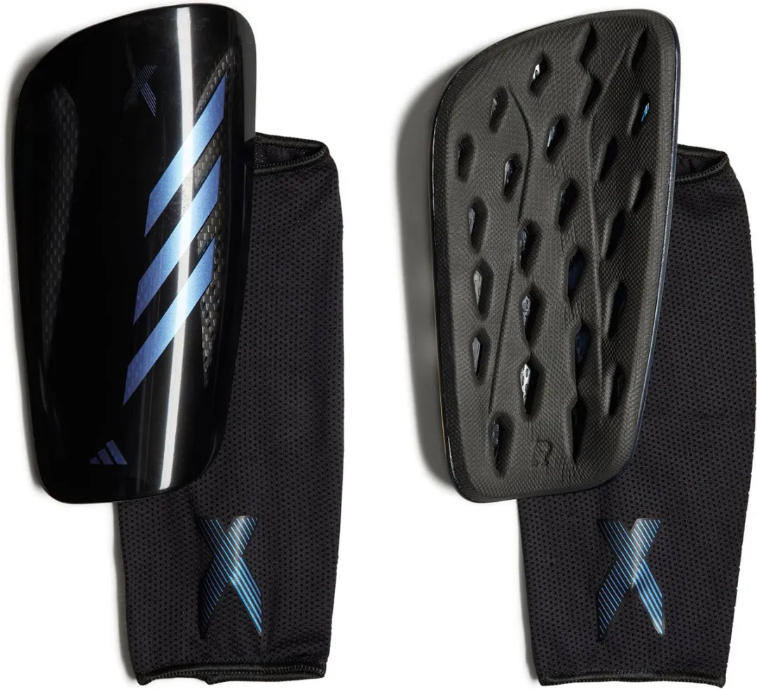 adidas X League Scheenbeschermers Kinderen - Maat S - Zwart/Blauw