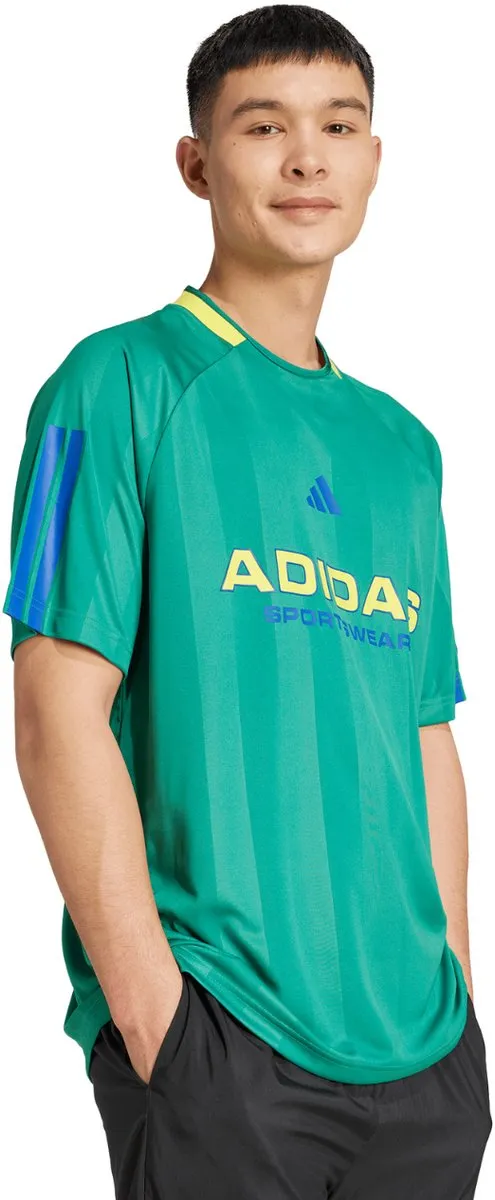 Adidas Tiro Jersey Heren T-shirt - XL - Groen