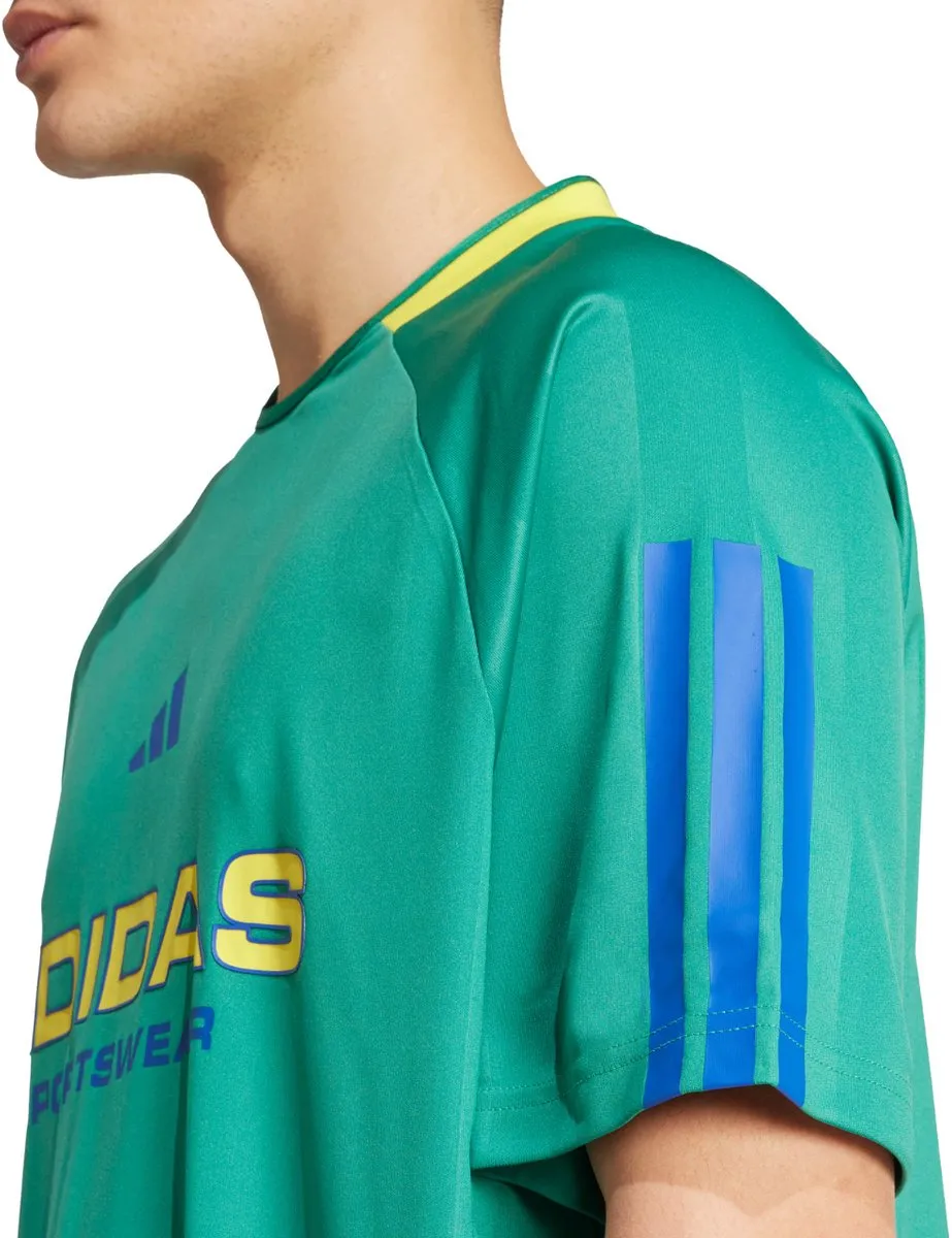 Adidas Tiro Jersey Heren T-shirt - XL - Groen