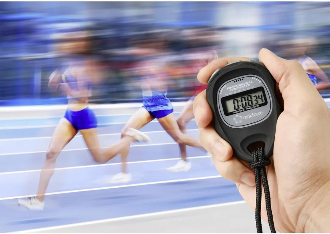 Renkforce WT-034 Digitale Stopwatch - Zwart