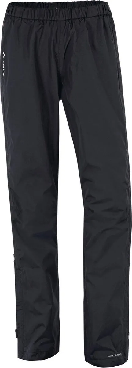 Vaude Fluid Regenbroek Dames - Maat 46 - Zwart