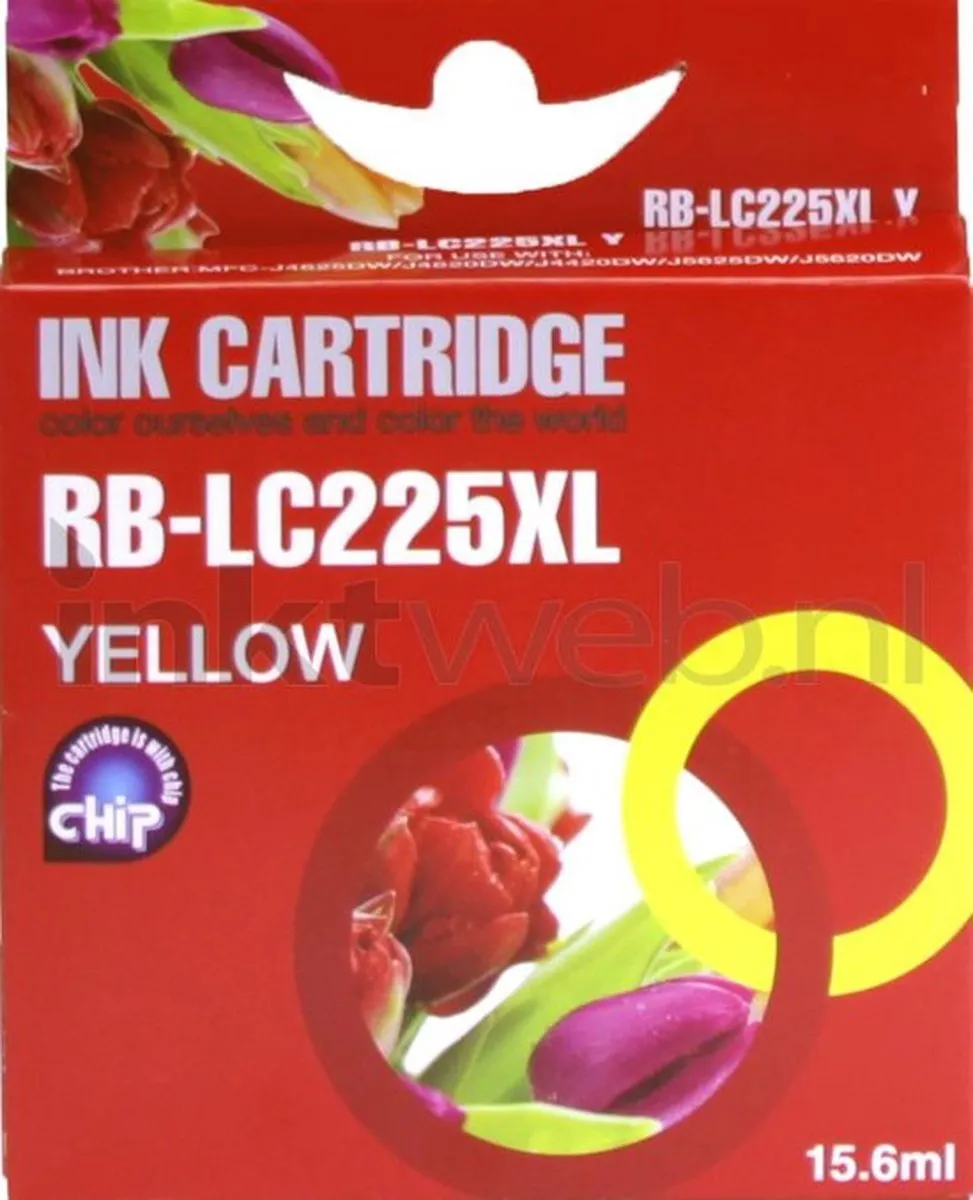 Brother LC-225Y Inktpatroon - Geel