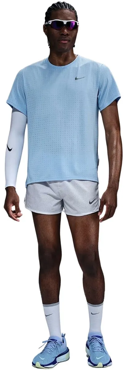 Nike Dri-FIT Miller Breathe Shirt Heren S - Lichtblauw