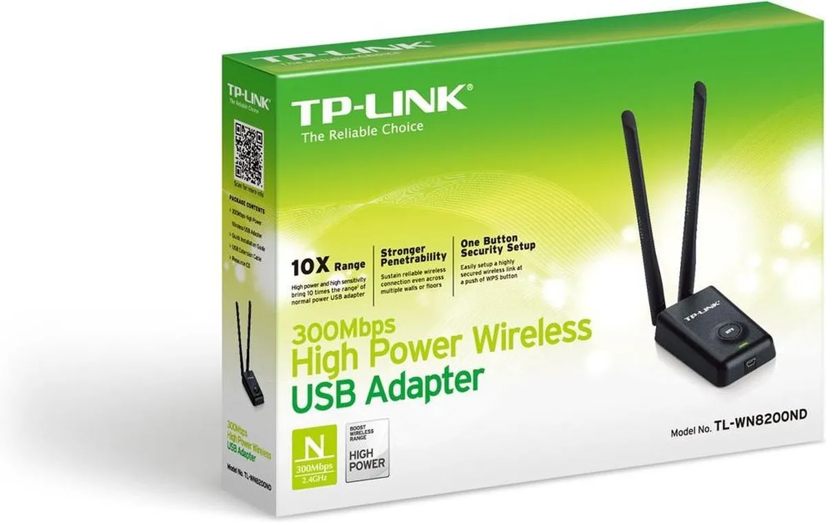 TP-Link TL-WN8200ND WiFi-adapter - 2x Antennes