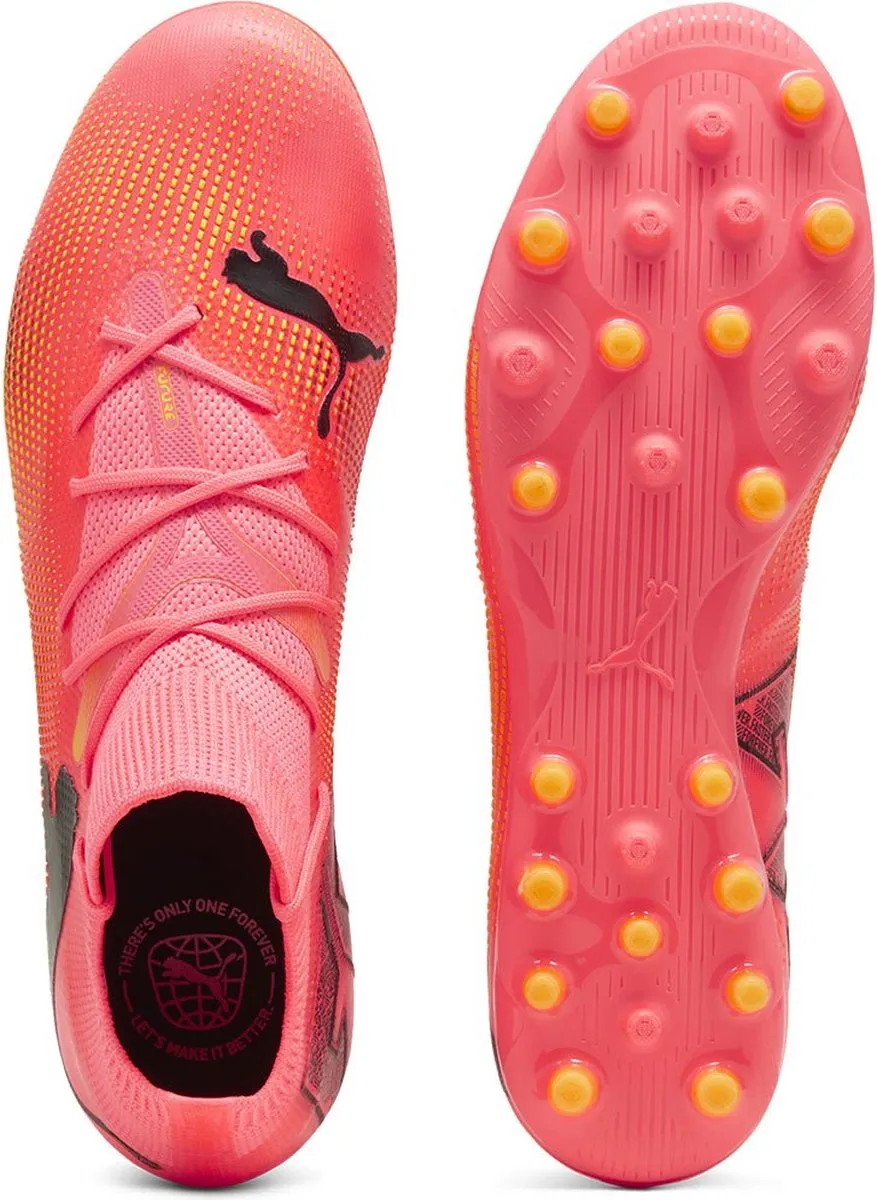 PUMA Future 7 Match Mg Voetbalschoenen 44 - Oranje