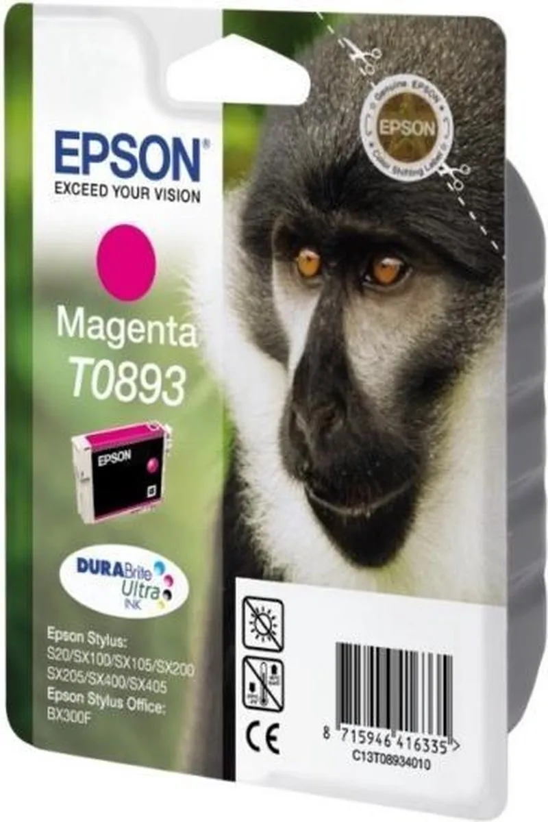 Epson T0893 Magenta Inktcartridge - 3.5ml