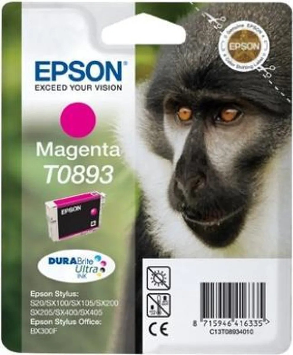 Epson T0893 Magenta Inktcartridge - 3.5ml
