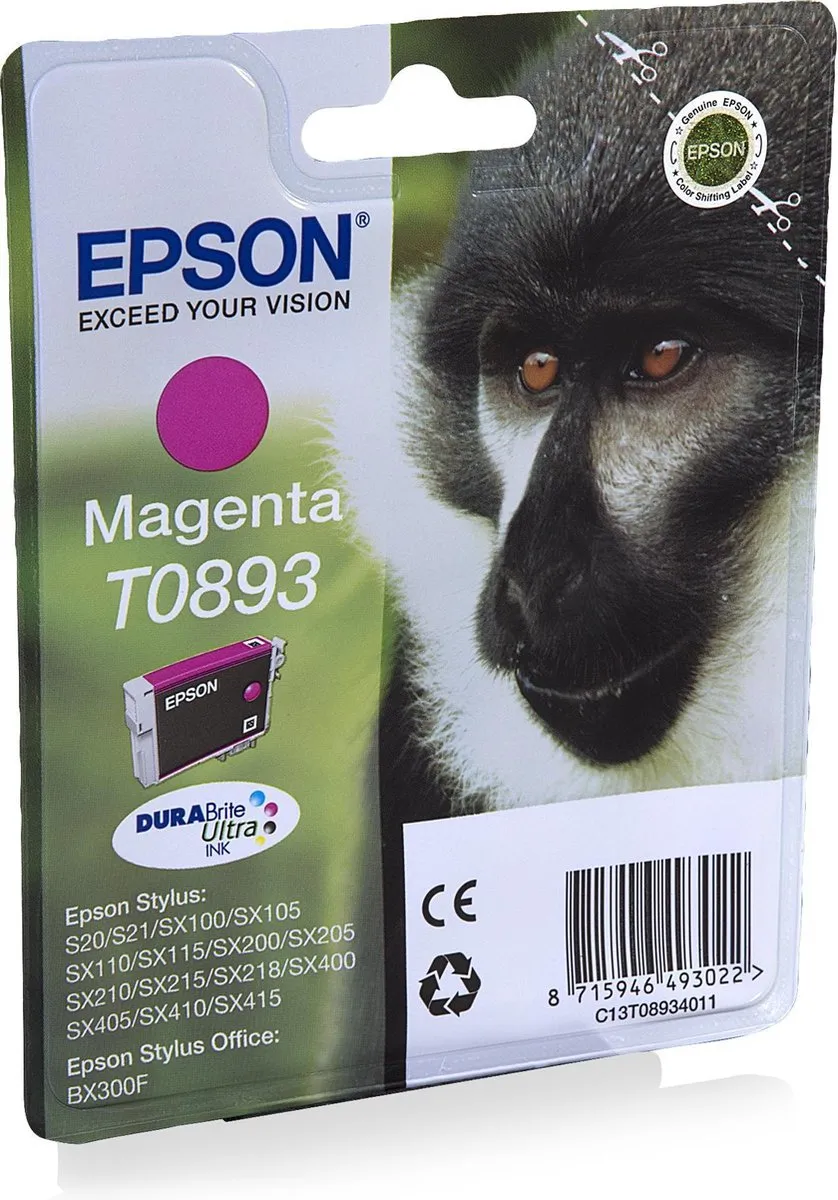 Epson T0893 Magenta Inktcartridge