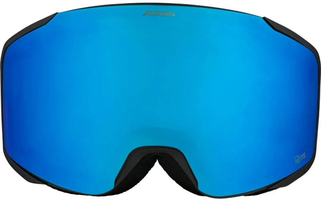 Alpina Taos Q-Lite Skibril 2025 - Blauwe Lens - Zwart