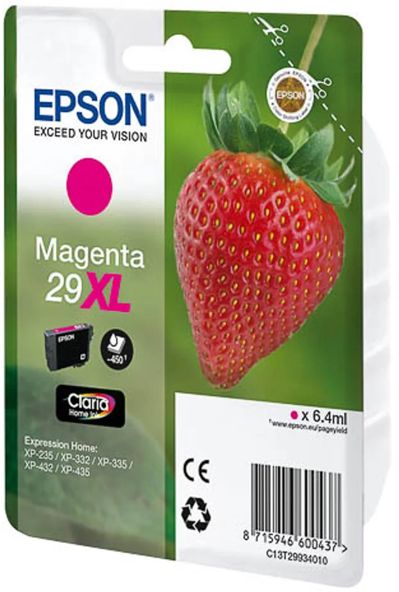 Epson 29XL Magenta Inktcartridge - 6,4ml