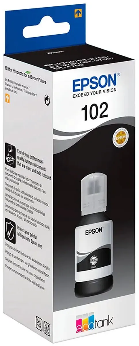 Epson 102 Inktfles C13T03R140 - 127ml - Zwart