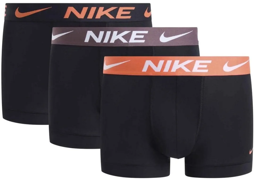 Nike Trunk Boxershorts Heren 3-pack - Maat M - Multicolor