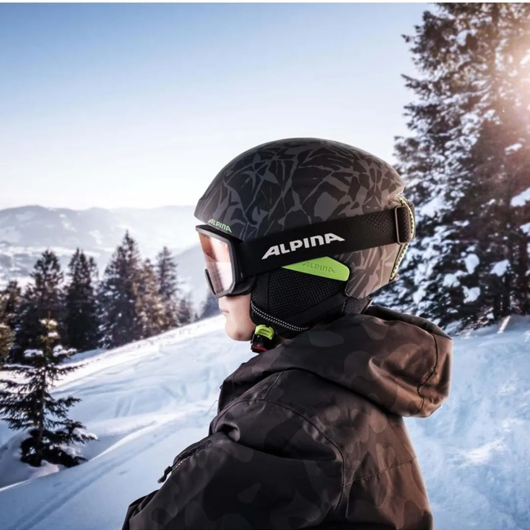 Alpina Pizi Junior Skihelm Smoke Blue - Maat 51-55cm