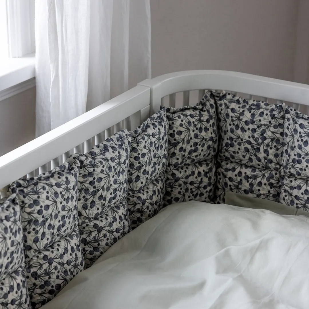 Sebra Bedbumper 180cm - Kapok - Blauw