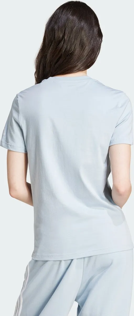 adidas Essentials Slim Logo T-shirt IY9188 - Blauw - M