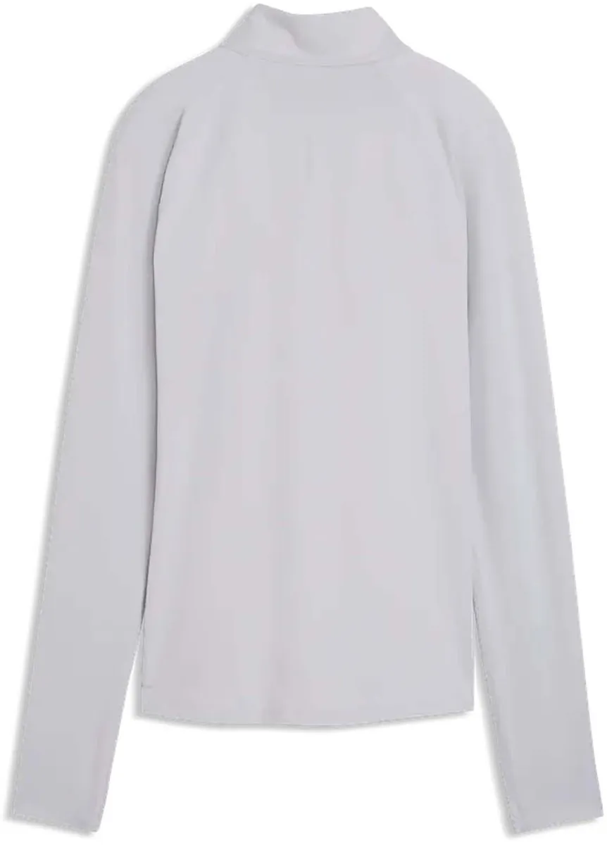 PUMA W Run Velocity Cloudspun 1/4 Zip T-Shirt - Zilver