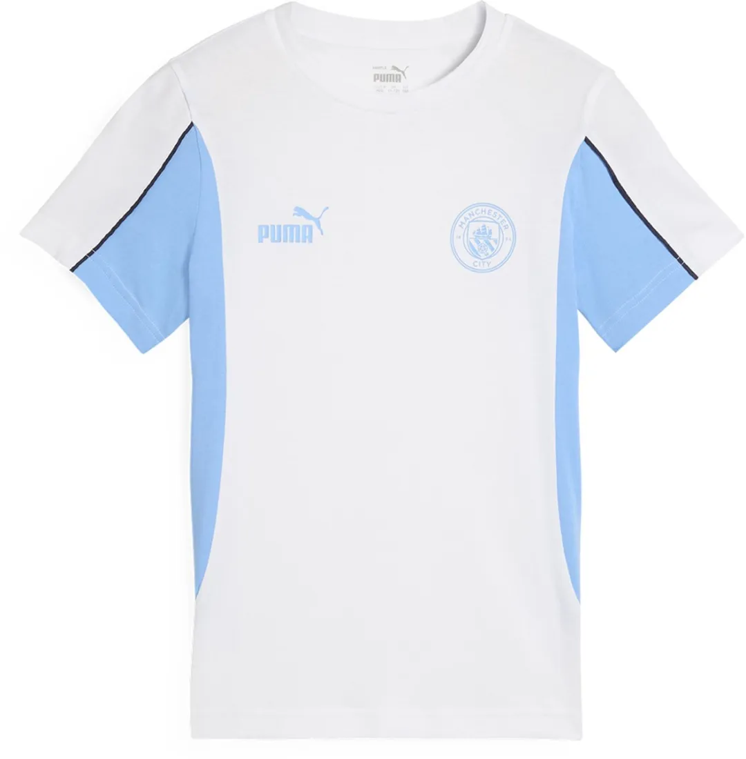 PUMA Manchester City FC Football Archive T-shirt Wit