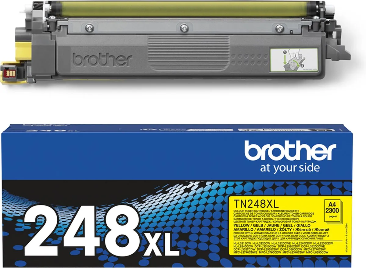 Brother TN-248XLY Tonercartridge - Geel - 2.300 Pagina's