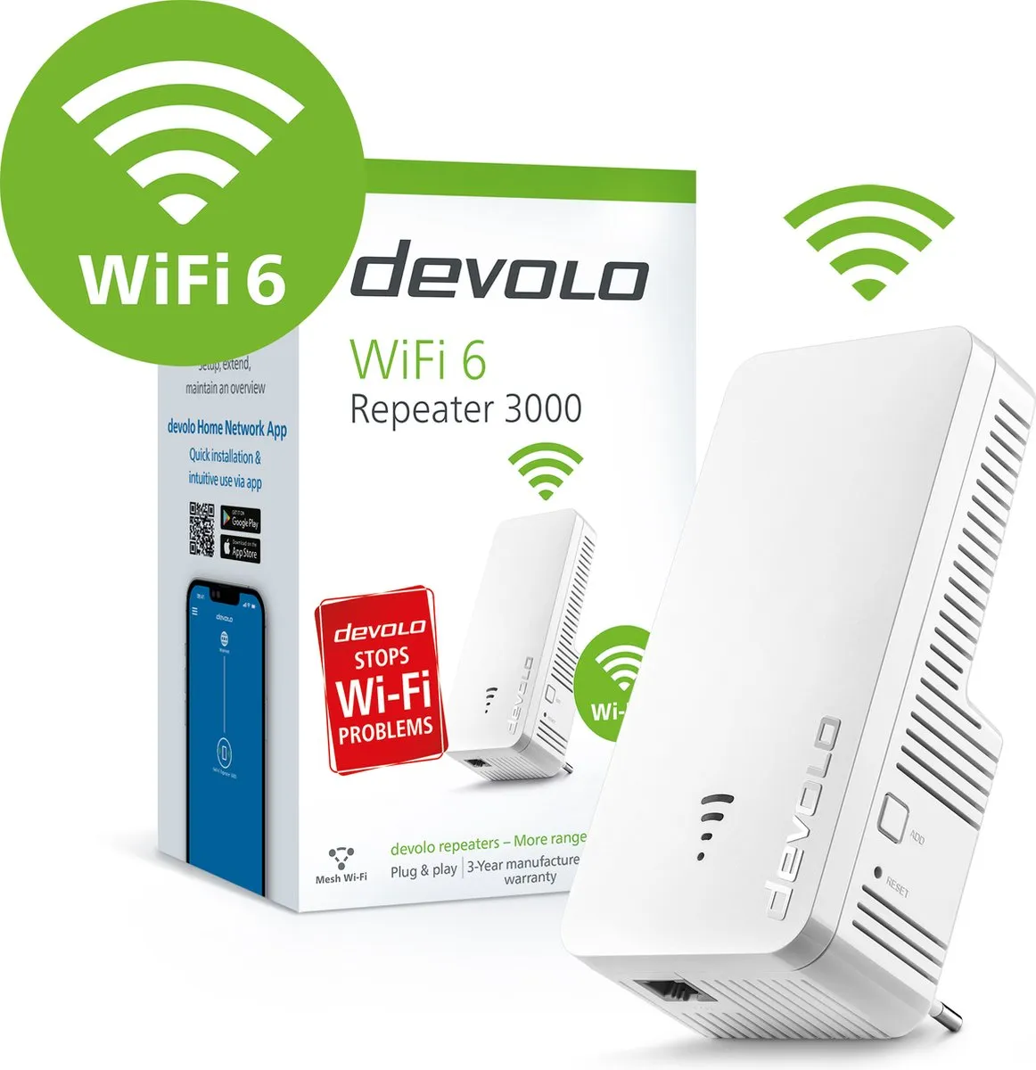 Devolo WiFi 6 Repeater 3000 - 8960