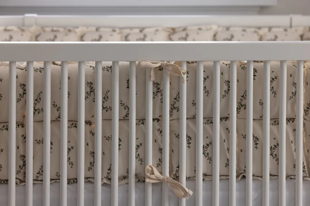 Sebra Bedbumper 180cm - Kapok - Powder Blossom