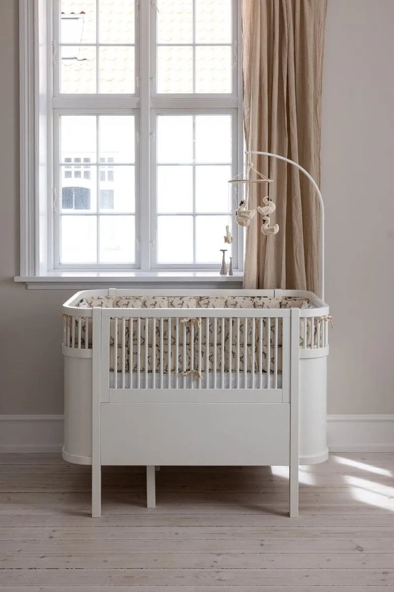 Sebra Bedbumper 180cm - Kapok - Powder Blossom