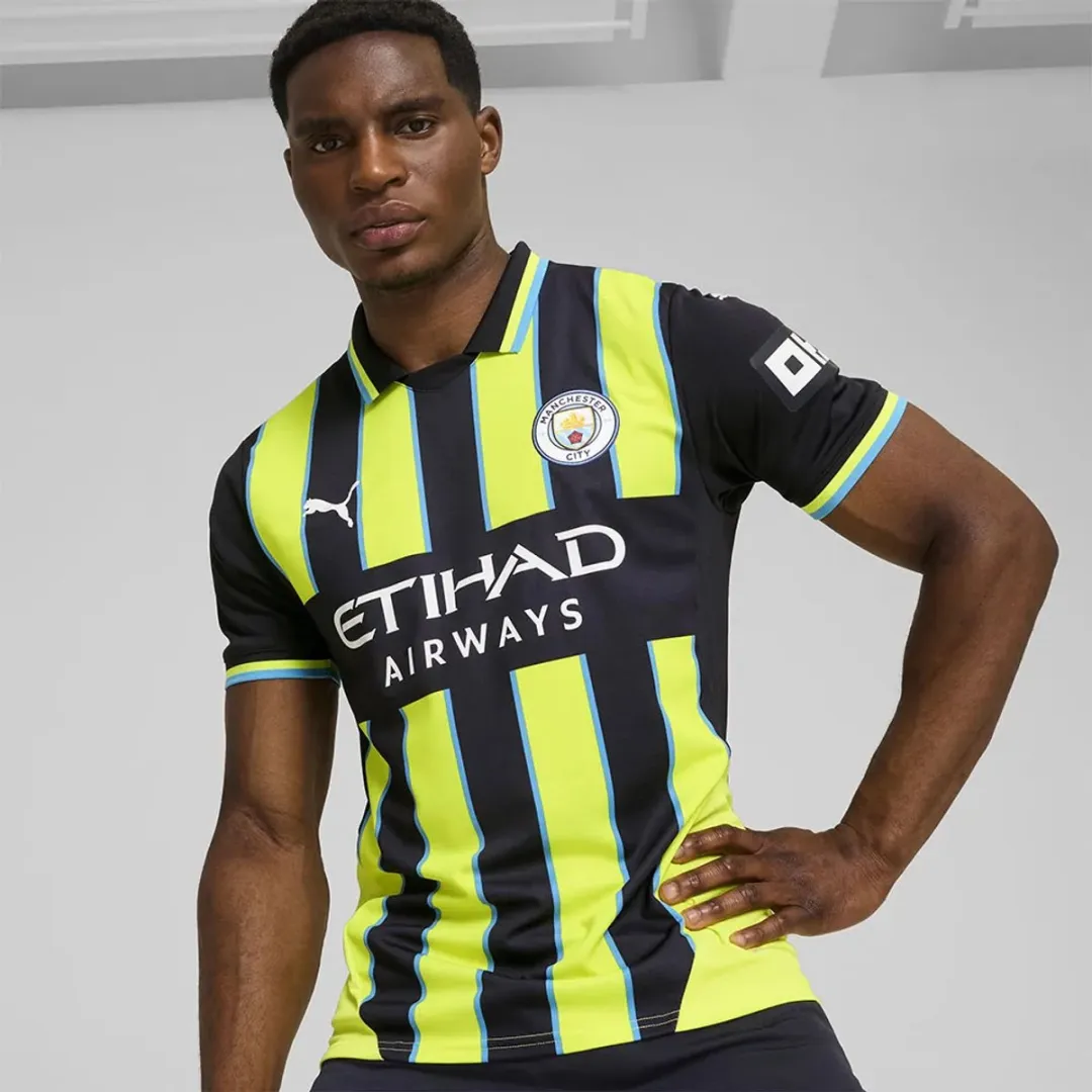 PUMA Manchester City FC 24/25 Weg T-shirt - Geel M