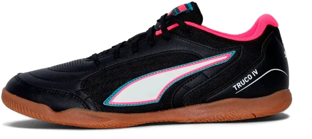 PUMA Truco IV Zaalschoenen - 40.5 - Zwart/Rood/Blauw/Wit