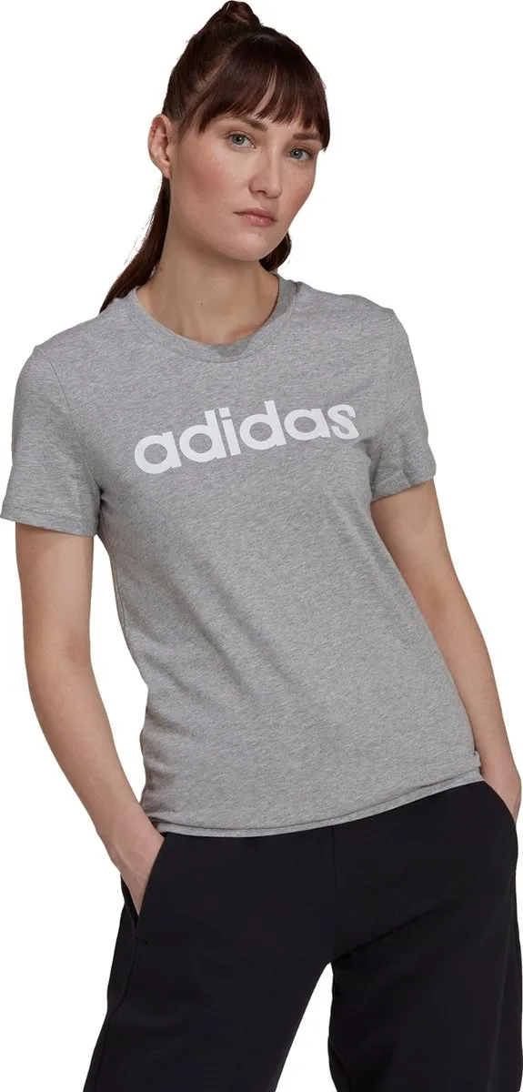 adidas Sportswear Essentials Slim Logo T-shirt HL2053 - Grijs L
