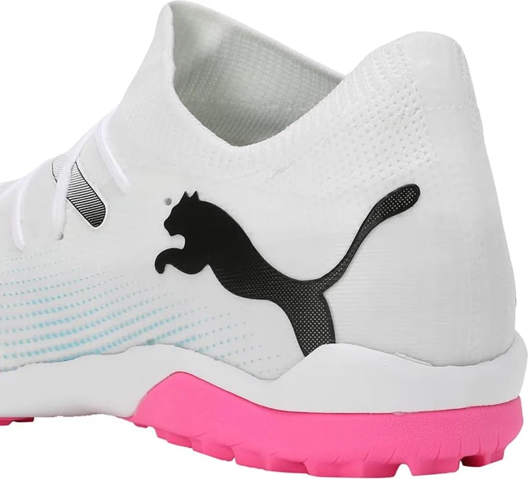 PUMA Future 7 Match TT Voetbalschoenen 44 - Wit/Zwart/Rosa