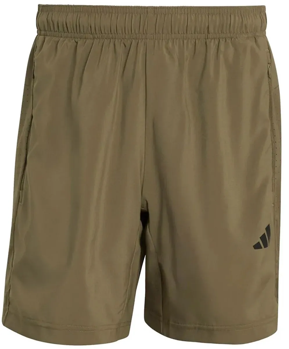 adidas Workout Essentials Base Woven Korte Broek 7" - S - Olive Strata