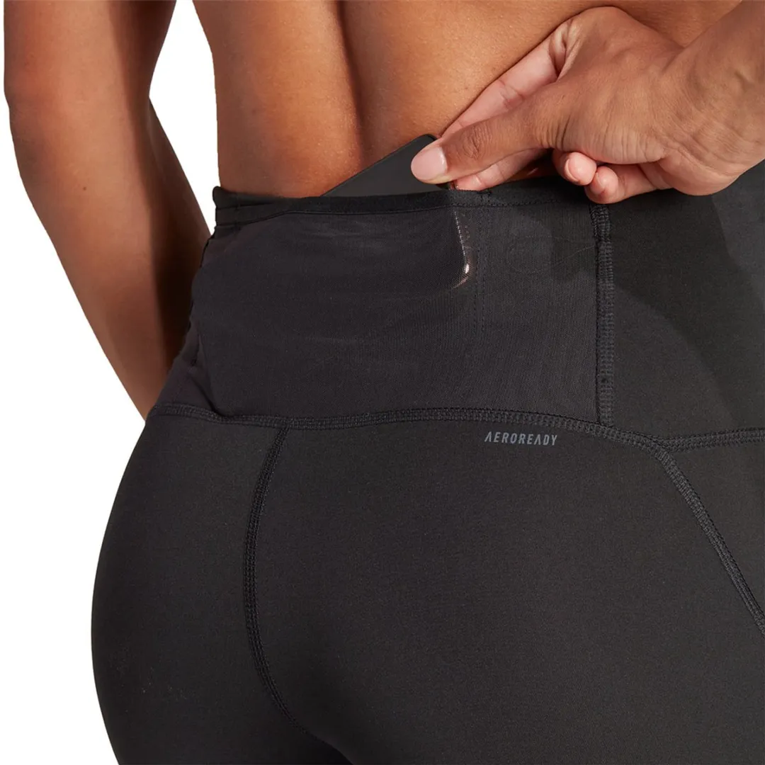 adidas Adizero E 1/1 Legging Dames - L - Zwart