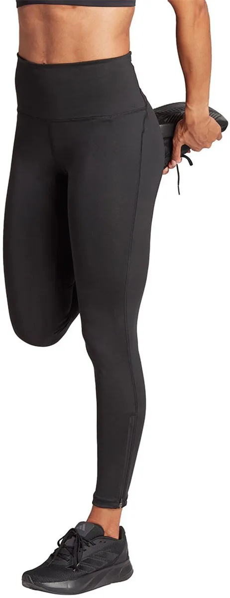 adidas Adizero E 1/1 Legging Dames - L - Zwart