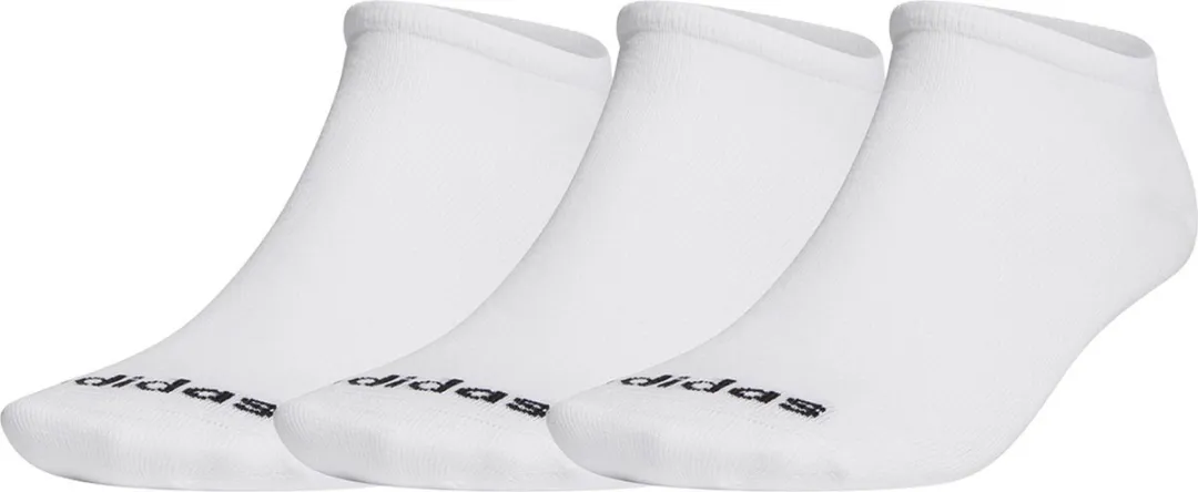 adidas No-Show Sokken 46-48 - 3 Stuks - Wit
