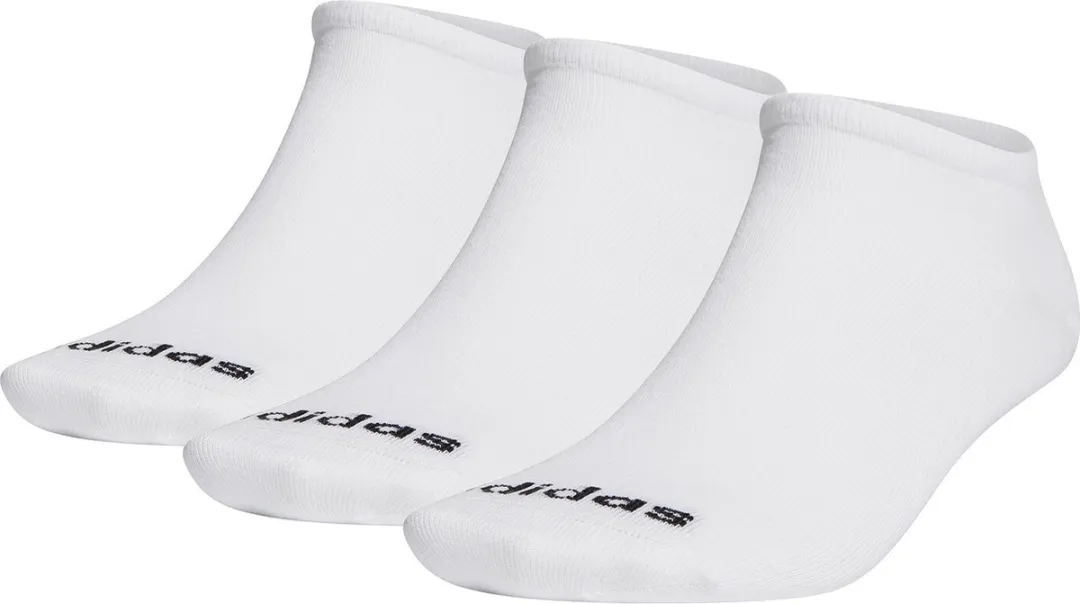 adidas No-Show Sokken 46-48 - 3 Stuks - Wit