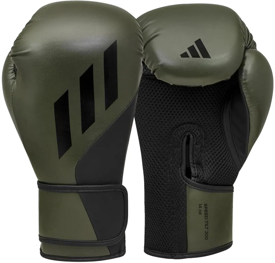 adidas Speed Tilt 200 Bokshandschoenen 16 oz - Groen/Zwart