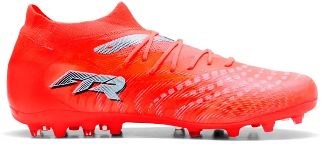 PUMA Future 9 Match Mg Voetbalschoenen 44.5 - Rood/Oranje