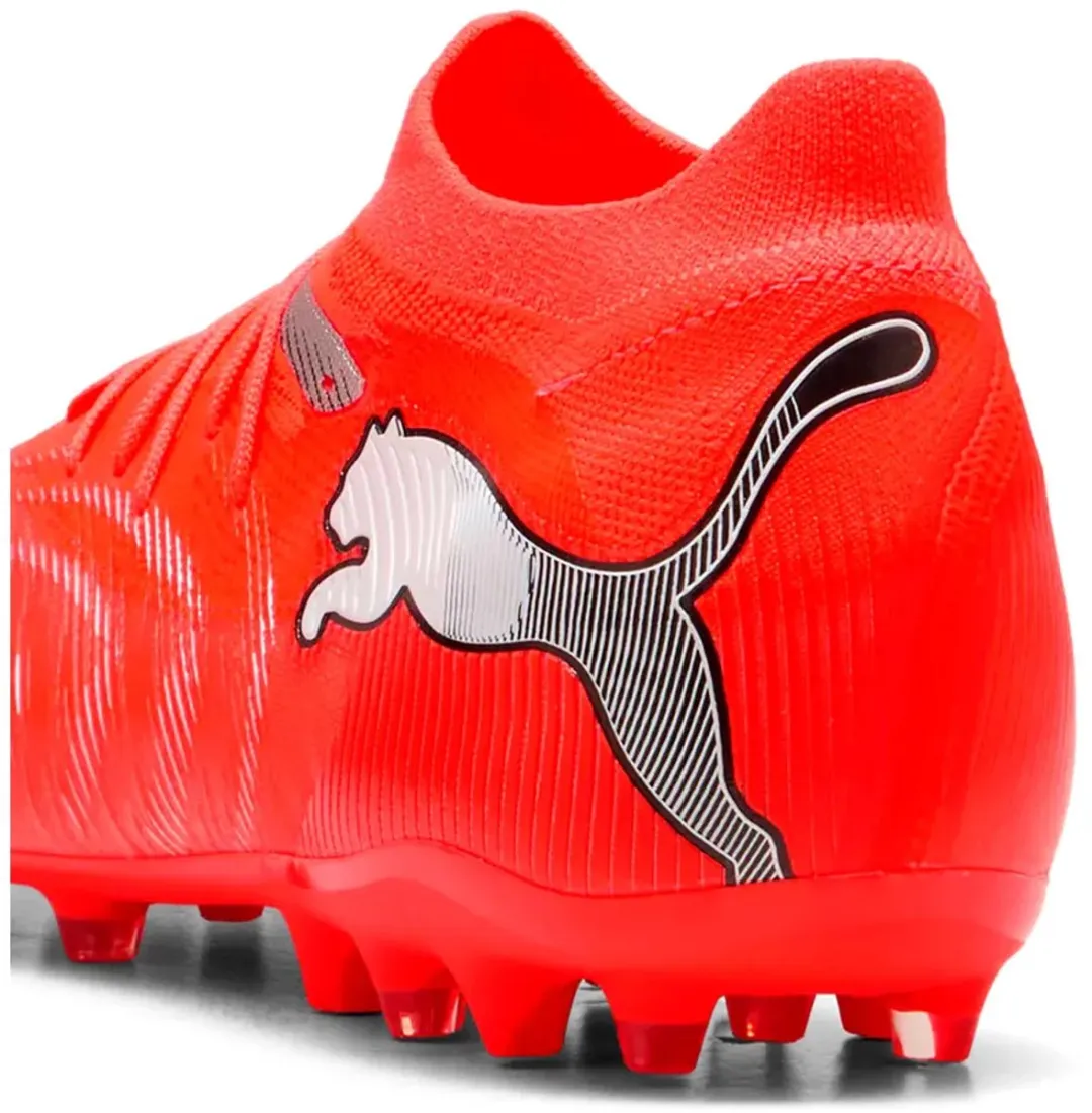 PUMA Future 9 Match Mg Voetbalschoenen 44.5 - Rood/Oranje