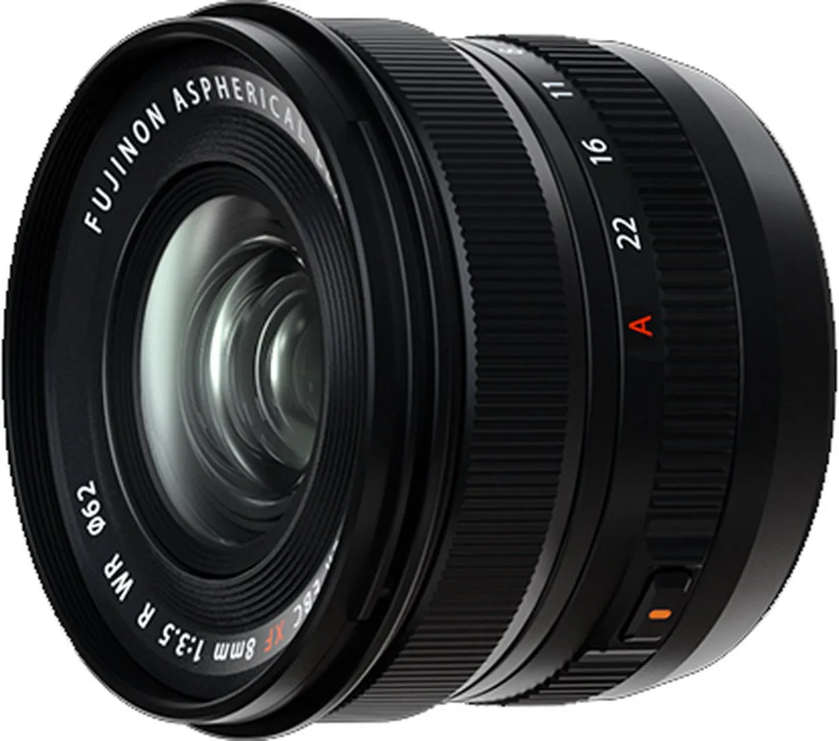 Fujifilm XF 8mm f/3.5 R WR - 62mm - Zwart