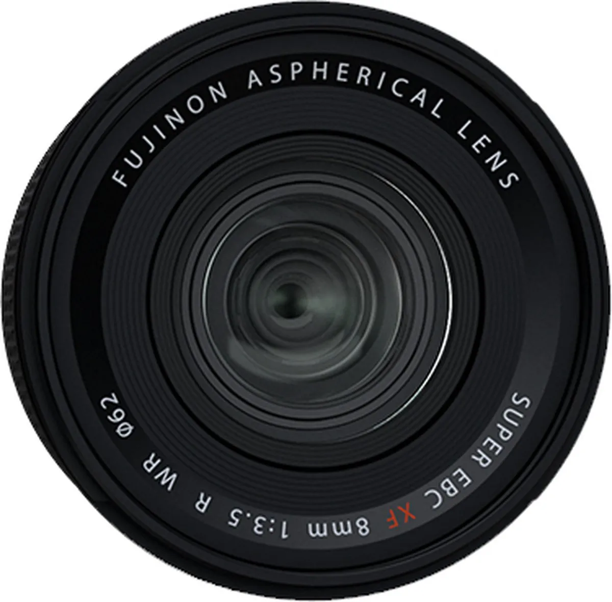 Fujifilm XF 8mm f/3.5 R WR - 62mm - Zwart