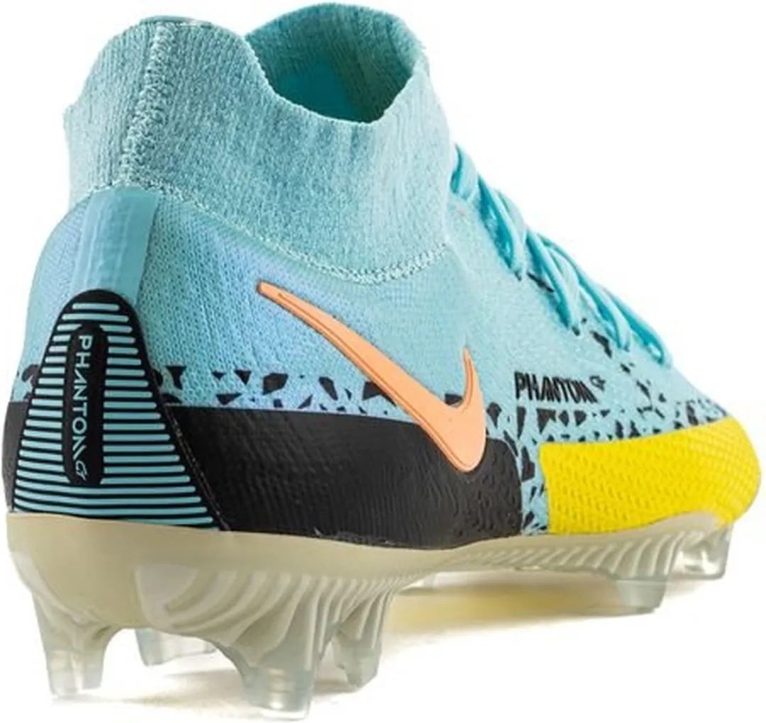 Nike Phantom GT DF Elite FG Voetbalschoenen 42.5 - Blauw/Geel