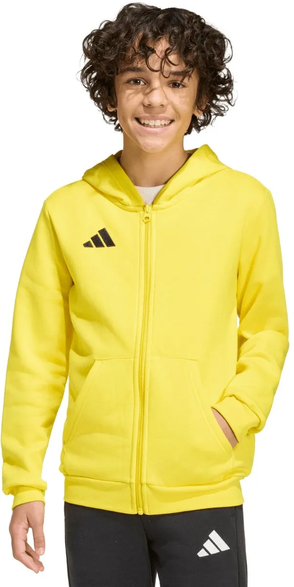 adidas Entrada 26 Hoodie Kinderen - Geel - Maat 164