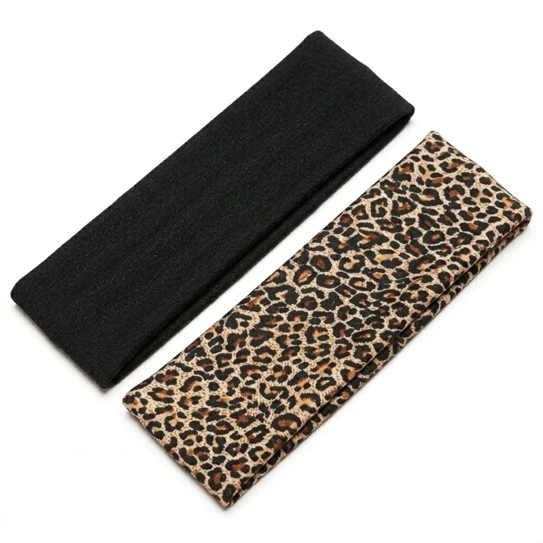 NUVEX Luipaardprint Sport Hoofdband Set