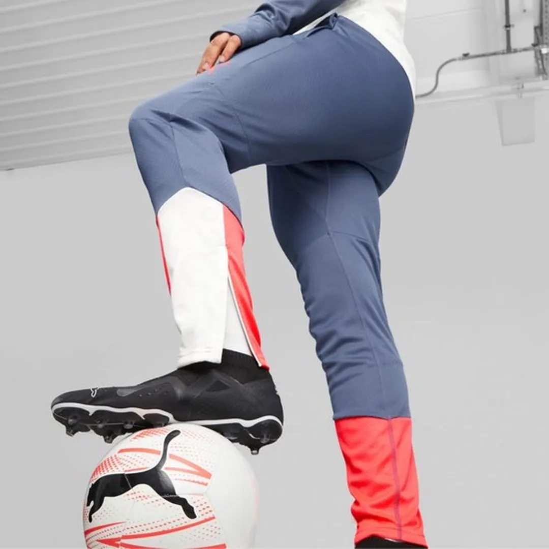 PUMA IndividualCUP Trainingsbroek Heren - Wit/Blauw XXL