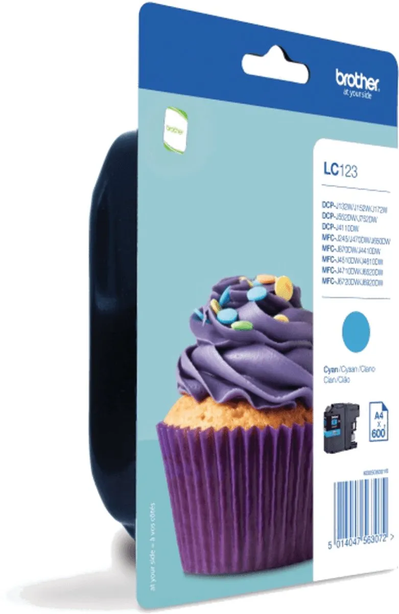 Brother LC-123CBP Inktcartridge Cyaan XL