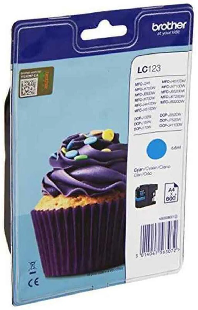 Brother LC-123CBP Inktcartridge Cyaan XL