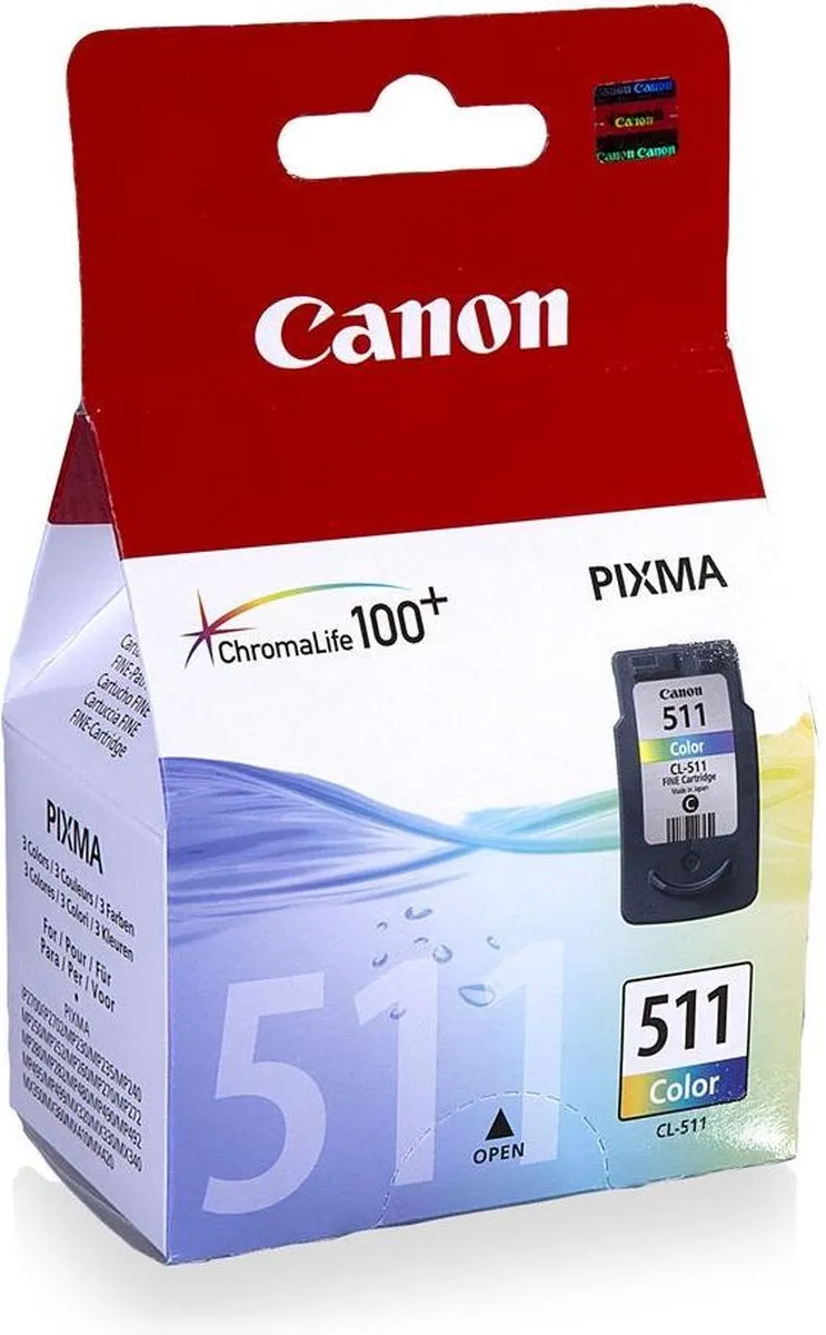 Canon CL-511 Inktcartridge - 9ml - Kleur