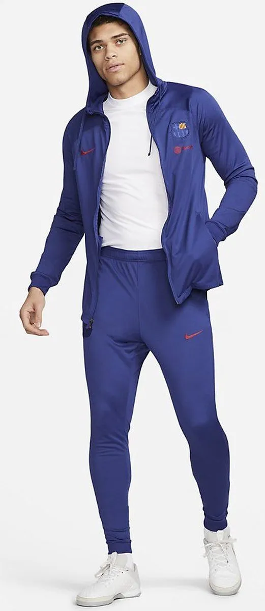 Nike FC Barcelona Strike Dri-FIT Voetbaltrainingspak S - Blauw