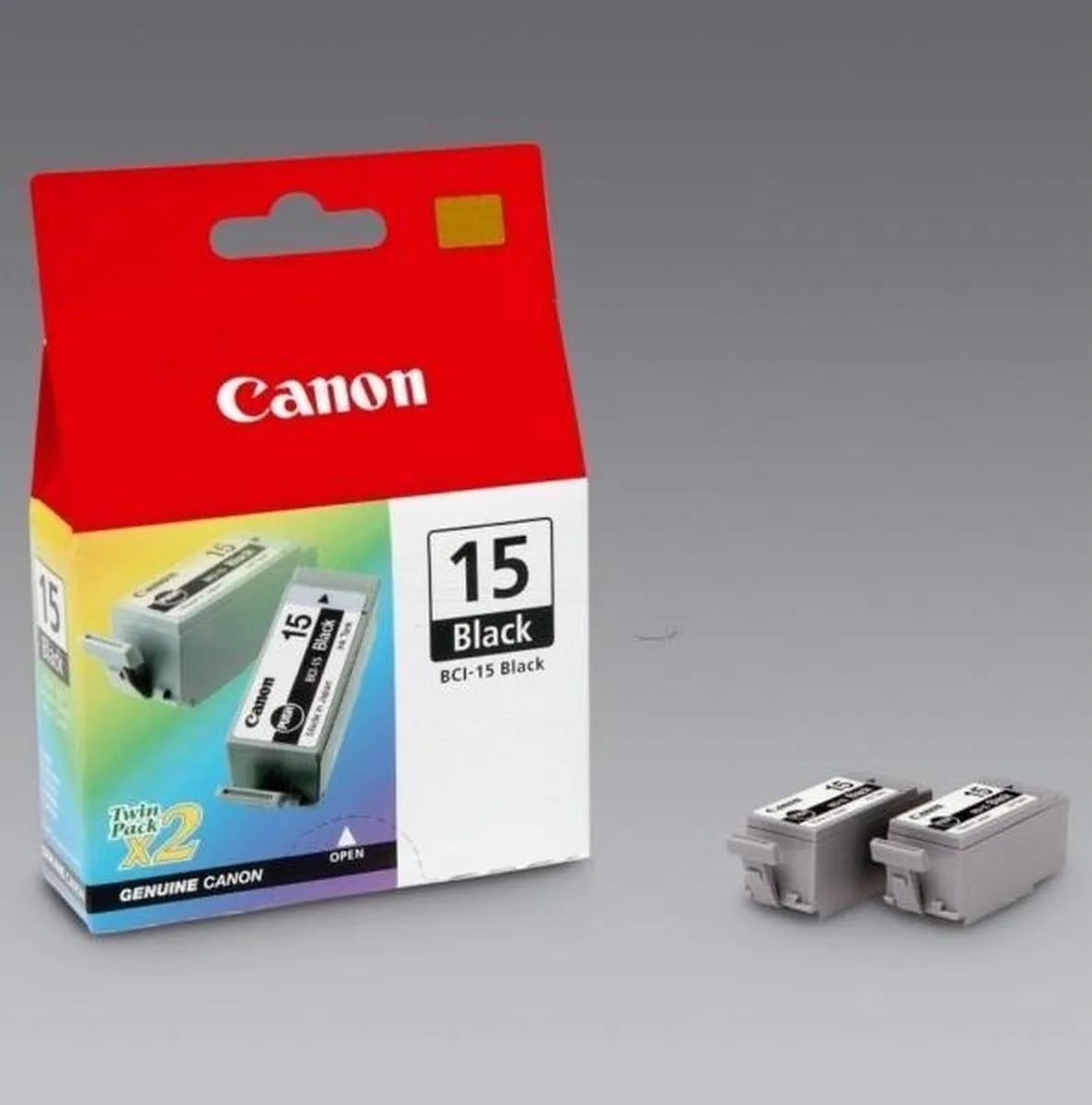 Canon BCI-15 Inktcartridge Zwart - 5.3ml