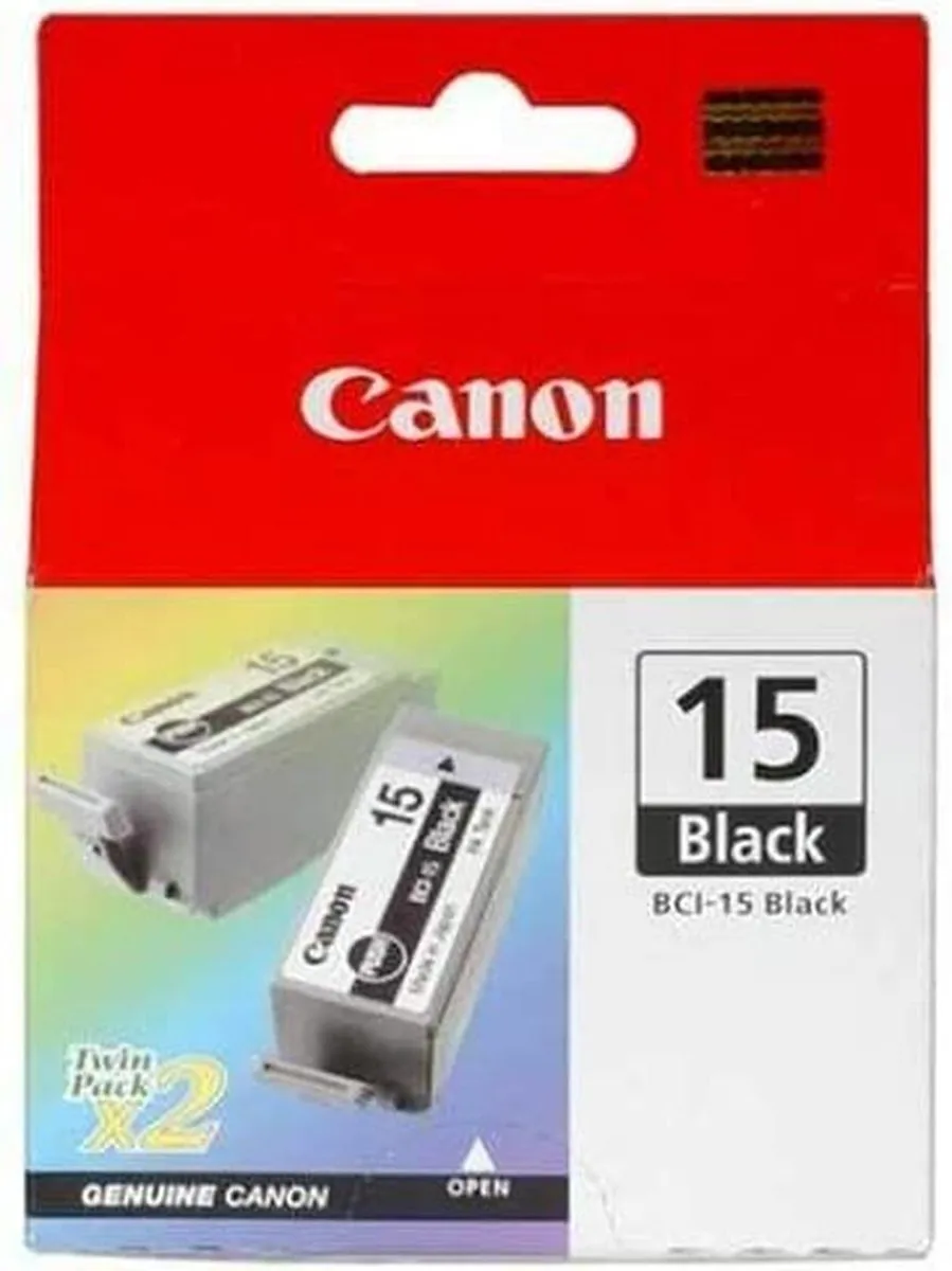 Canon BCI-15 Inktcartridge Zwart - 5.3ml
