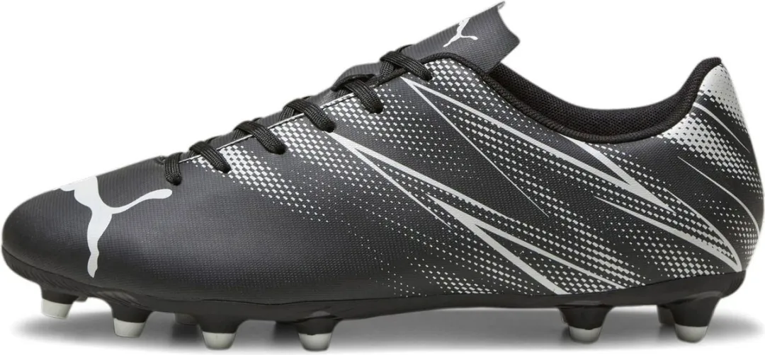 PUMA ATTACANTO FG/AG Heren Sportschoenen 44.5 - Zwart/Silver Mist